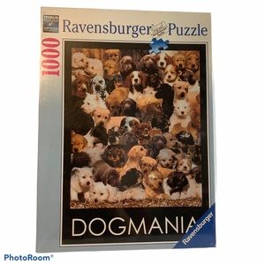 Ravensburger Puzzle Dogmania 1000 piece no. 156306 soft click technology breeds